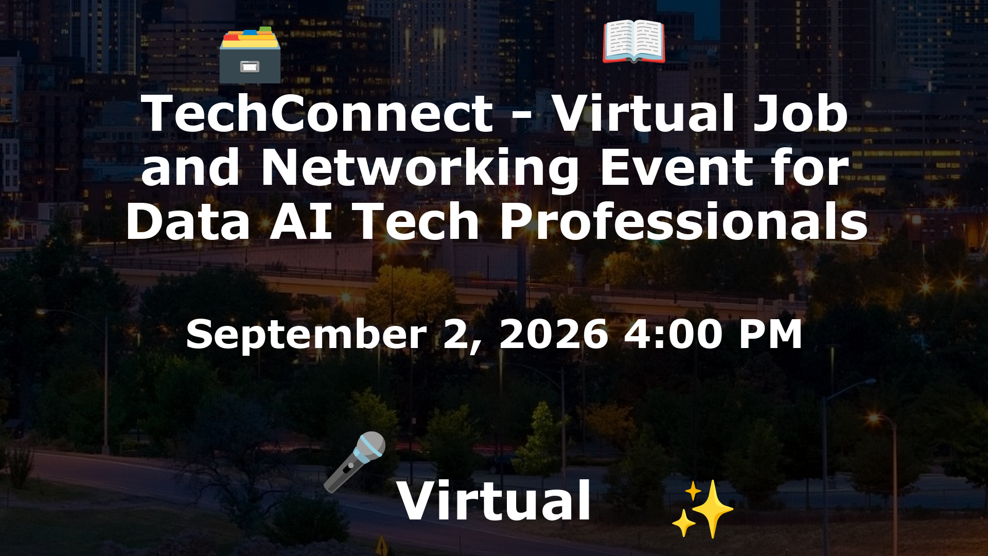 TechConnect - Virtual Job and Networking Event for Data AI Tech Professionals event image